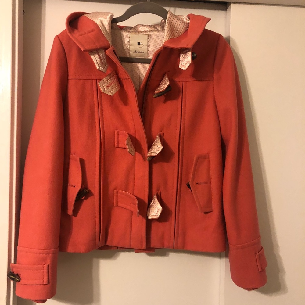 Orange/Pink Anthropologie Jacket - EUC